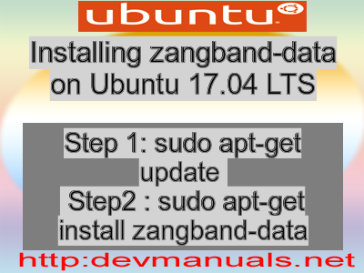Installing zangband-data on Ubuntu 17.04 LTS