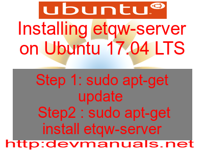 Installing etqw-server on Ubuntu 17.04 LTS
