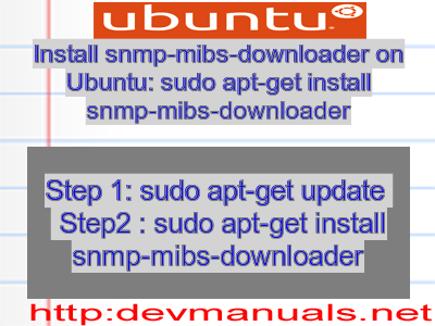 Install snmp-mibs-downloader on Ubuntu: sudo apt-get install snmp-mibs-downloader