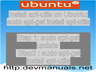 Install apt-utils on Ubuntu: sudo apt-get install apt-utils