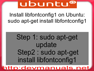 Install libfontconfig1 on Ubuntu: sudo apt-get install libfontconfig1