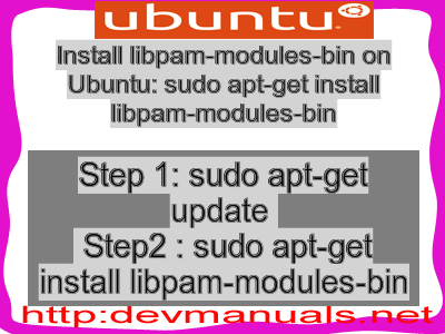 Install libpam-modules-bin on Ubuntu: sudo apt-get install libpam-modules-bin