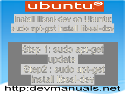 Install libssl-dev on Ubuntu: sudo apt-get install libssl-dev