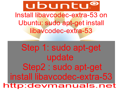 Install libavcodec-extra-53 on Ubuntu: sudo apt-get install libavcodec-extra-53