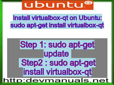 apt get virtualbox