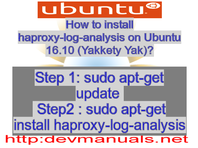 how to install haproxy on ubuntu