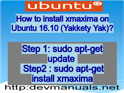 How to install xmaxima on Ubuntu 16.10 (Yakkety Yak)?