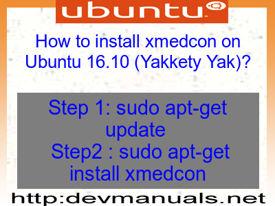 How to install xmedcon on Ubuntu 16.10 (Yakkety Yak)?