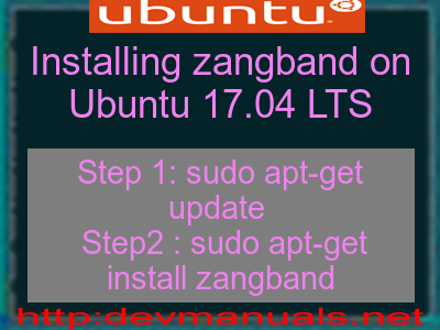 Installing zangband on Ubuntu 17.04 LTS
