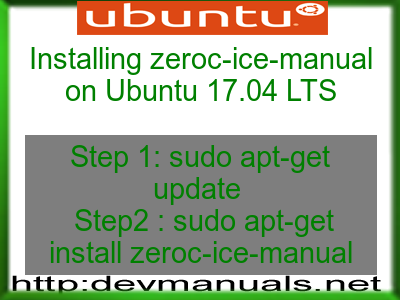 Installing zeroc-ice-manual on Ubuntu 17.04 LTS