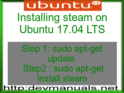 Installing steam on Ubuntu 17.04 LTS
