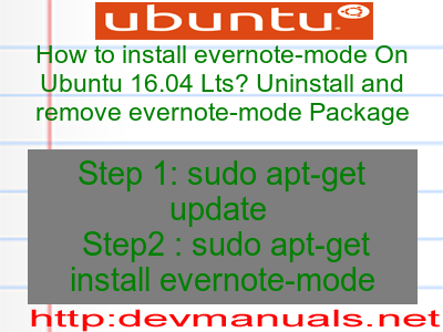 how to remove evernote
