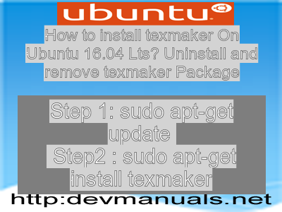 texmaker install packages windows