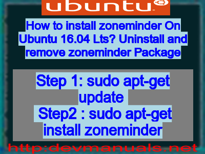 How to install zoneminder On Ubuntu 16.04 Lts? Uninstall and remove zoneminder Package