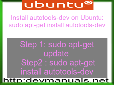 Install autotools-dev on Ubuntu: sudo apt-get install autotools-dev