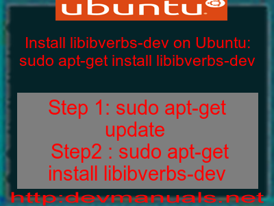 Install libibverbs-dev on Ubuntu: sudo apt-get install libibverbs-dev