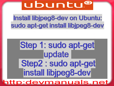 Install libjpeg8-dev on Ubuntu: sudo apt-get install libjpeg8-dev