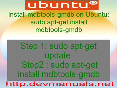 Install mdbtools-gmdb on Ubuntu: sudo apt-get install mdbtools-gmdb