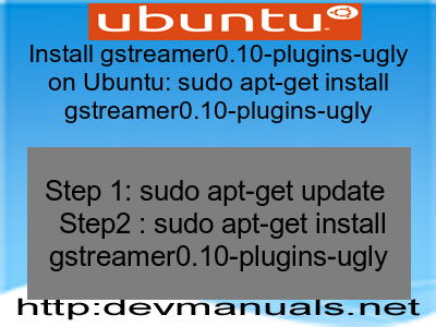 Install gstreamer0.10-plugins-ugly on Ubuntu: sudo apt-get install gstreamer0.10-plugins-ugly