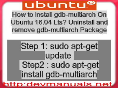how to install gdb in ubuntu