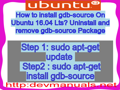 how to install gdb ubuntu