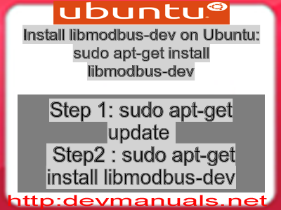 Install libmodbus-dev on Ubuntu: sudo apt-get install libmodbus-dev