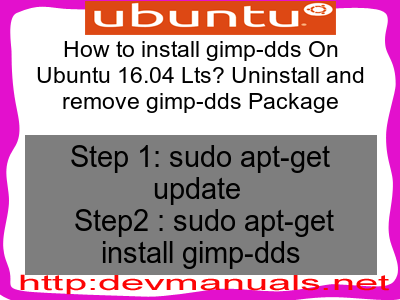 how to load dds plugin for gimp