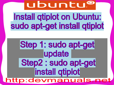 Install qtiplot on Ubuntu: sudo apt-get install qtiplot