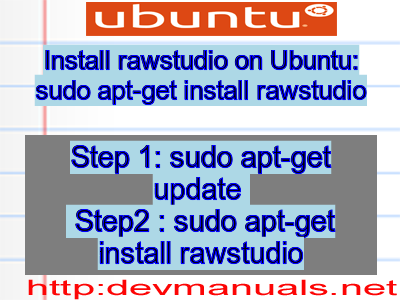 Install rawstudio on Ubuntu: sudo apt-get install rawstudio