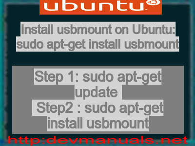 Install usbmount on Ubuntu: sudo apt-get install usbmount