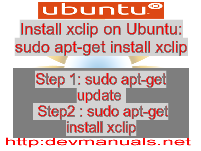 Install xclip on Ubuntu: sudo apt-get install xclip